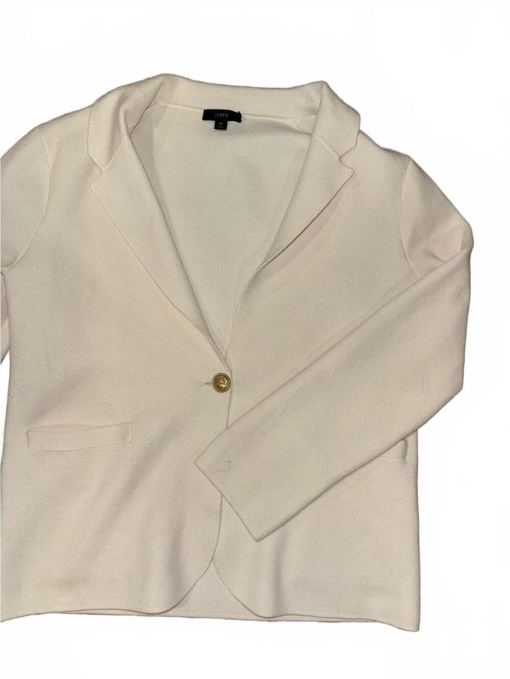 Women's J.Crew Knit Single Button Cardigan Sweater Size Medium